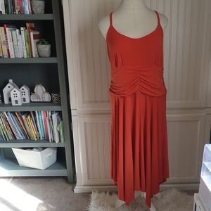 ASHLEY STEWART ORANGE DRESS 18W
